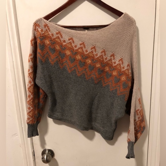 Free People Asymmetrical Knit Sweater - Picture 1 of 6